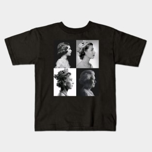 Queen Elizabeth II Tribute Kids T-Shirt
